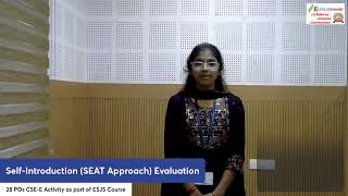 28POs CSE-E Self-Introduction (SEAT Approach) Evaluation as part opf ESJS Course (CH-2) (08/08/26)