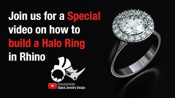 Build a Halo Ring - with Subtitles #rhinoceros3d #rhinotutorial #halo #ring