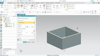 20.Shell Command in NX 3D Tutorial l #JATAVGROUP#NX#CAD#CAM# TUTORIAL
