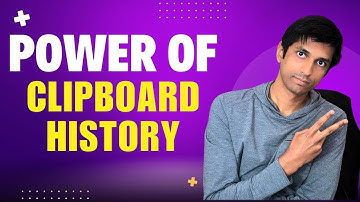 My Most Used Keyboard Shortcut - Clipboard History