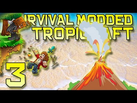 Minecraft: Modded Tropicraft Survival Let's Play w/Mitch! Ep. 3 - Fishing Village LORE! - Minecraft: Modded Tropicraft Survival Let's Play w/Mitch! Ep. 3 - Fishing Village LORE!