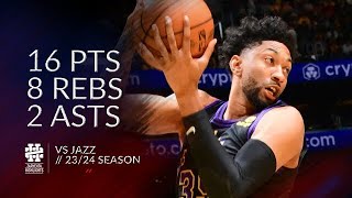 Christian Wood 16 pts 8 rebs 2 asts vs Jazz 23/24 season