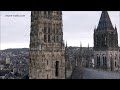 Vues aériennes par un drone de la Cathédrale de Rouen