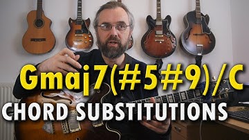 Reharmonization in a Jazz Guitar Solo - Outside ideas on Solar