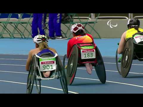 Athletics | Women's 100m  T53 Round 1 heat 2 | Rio 2016 Paralympic Games
