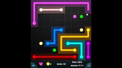 9 × 9 MANIA LEVEL 18 - FLOW GAME ON FACEBOOK Connect the dots