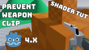Godot 4.3 Weapon View Model Clip Shader Tutorial + Shader Transform Pipeline Overview
