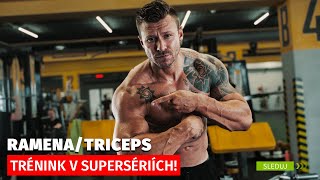 Rychlý trénink ramen v supersériích + triceps | RAMENA/TRICEPS