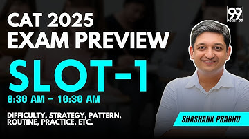 Slot-1 CAT 2025 Exam Preview | CAT 2025 Admit Card and Slot analysis | CAT 25 Exam Strategy