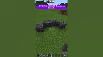 How to make a Basalt + Cobblestone Generator #shorts