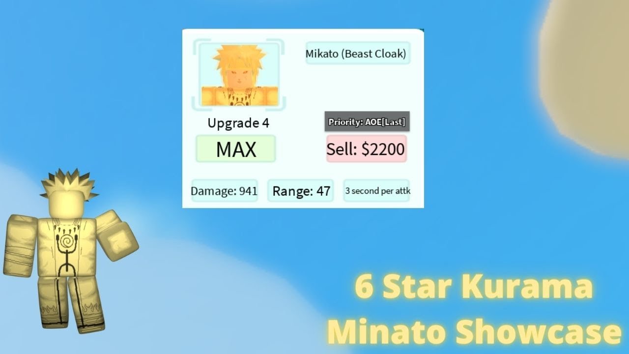 Mikato (Minato), Roblox: All Star Tower Defense Wiki