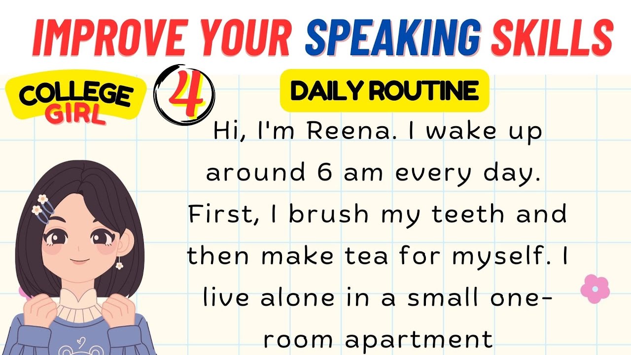 Daily Routine of an University Student | Daily Use English Vocabulary ...
