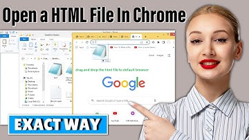 How To Open a HTML File In Chrome?