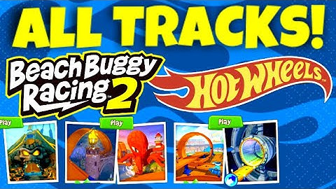ALL 2023 Hot Wheels Beach Buggy Racing 2 Tracks + SHORTCUTS