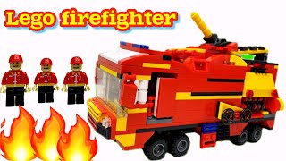 How to build Lego fire rescue -speed build