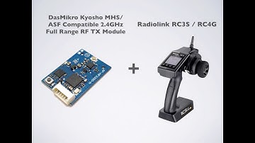 DasMikro Kyosho MHS/ASF  2.4GHz TX Module in Radiolink RC3S
