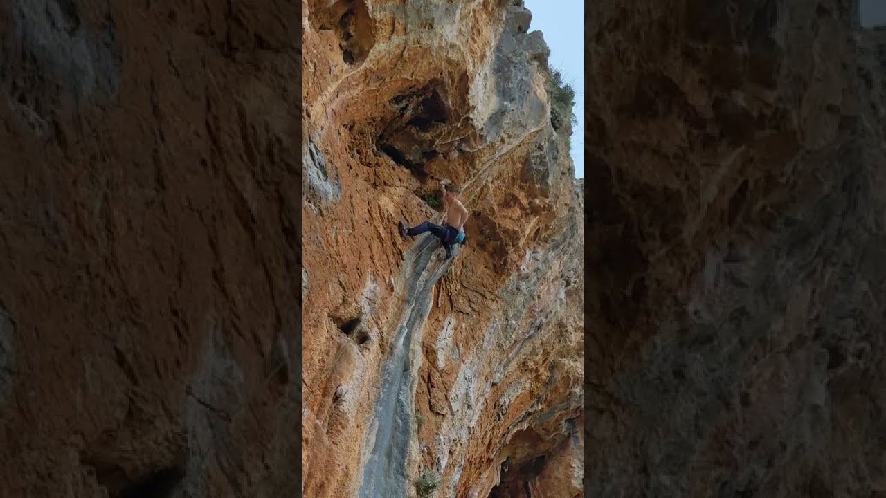 Three Billy Goats Gruff 8b / 5.13d, Leonidio, Greece 2022.04