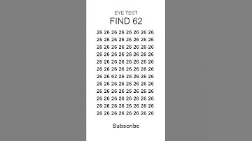 Eye Test! Find the Hidden Number in 5 Seconds! 🧐 #shorts