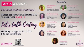 Mega Webinar II: Demystifying Technology in Classrooms - Let's Talk Coding