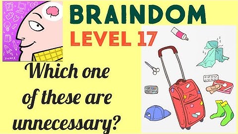 Braindom Level 17 Which one of these are unnecessary?