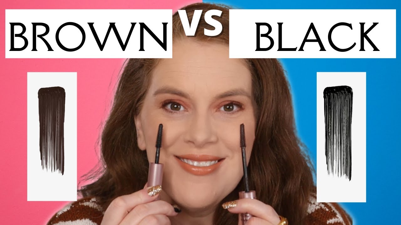 Does BROWN MASCARA a Difference? | Black Brown -