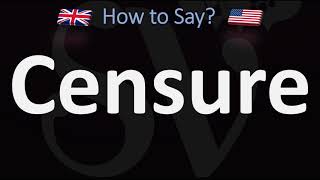 چگونه Censure را تلفظ کنید (2 راه!) تلفظ انگلیسی/بریتانیایی در مقابل ایالات متحده/آمریکایی انگلیسی