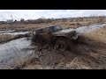 Toyota Blizzard на военных мостах, Jeep Wrangler, Montero Sport. Открытие грязевого сезона! Offroad