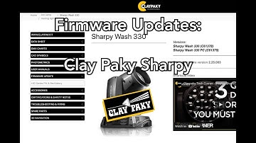 Updating Firmware via Network on Clay Paky Fixtures