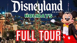 The MOST Complete Disneyland Holiday Walk Through of 2022