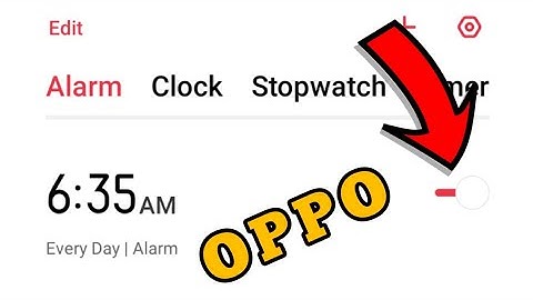 OPPO || How to Set Alarm In Oppo A1K || OPPO Phone Alarm Setting 2023