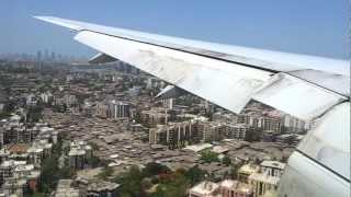 British Airways Boeing 777-200(ER) Landing at Mumbai Airport - Condensation and Fast Brakes