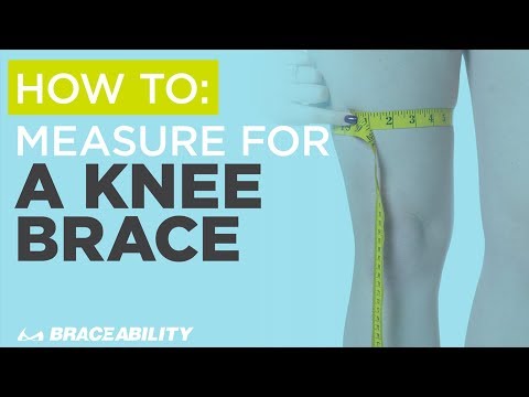 वीडियो: घुटने के ब्रेस को कैसे मापें: 10 कदम (चित्रों के साथ)