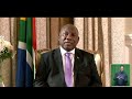 President Cyril Ramaphosa&#39;s New Year Message