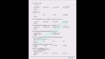 KCET 2025 MATHEMATICS KEY ANSWERS #