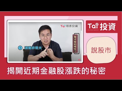 【說股市】揭開！近期金融股漲多跌少的秘密｜第6集