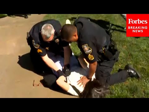 BREAKING NEWS: Shocking Video Shows Police Arrest And Detain Pro-Palestinian Protesters At Emory