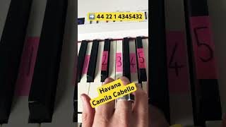 How to play Havana by Camila Cabello on piano