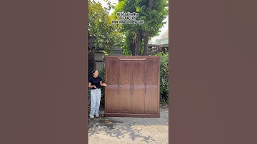 Tủ áo gỗ óc Cho’ 4 cánh hiện đại #tuao #tuquanao #dogocuongnga #furniture #dogo