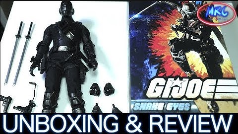 THREEZERO SNAKE EYES 1/6th scale collectible figure