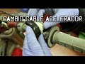 Cambiar cable de acelerador moto