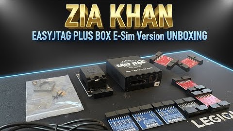 EASYJTAG PLUS BOX Unboxing 2025  E-Sim version & 254 UFS ISP ADAPTER 