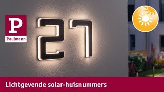 Certificaat Smaak boom Solar-huisnummers - Zowel overdag als 's nachts goed zichtbaar - YouTube