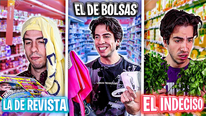 TIPOS DE PERSONAS EN EL SUPERMERCADO