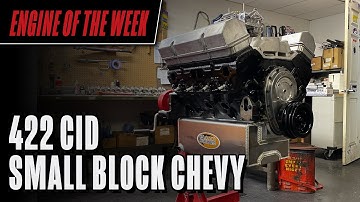 422 cid Small Block Chevy Circle Track Engine