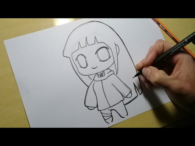 desenhando a hinata hyuuga #desenhando #animedrawing #animeart #naruto