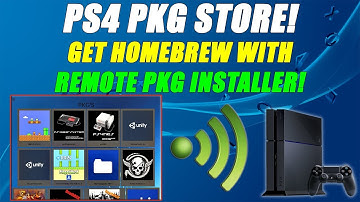 PS4 Package Store! Get Homebrew With Remote Pkg Installer! PS4 CFW 5.05!