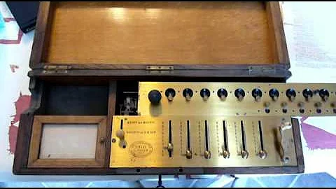 II) Arithmometer Thomas de Colmar - Division & Squ...