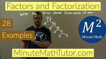 Factors and Factorization | 28 Examples