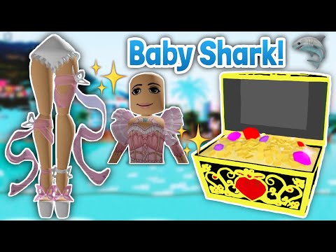 Baby Shark Chest Accessory Butterfly Heels Sleeves Leaked - baby shark roblox avatar