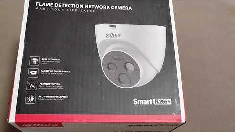 Unboxing, Setup, Test, Dahua DHI HY FT121LD, Flame Detection Camera